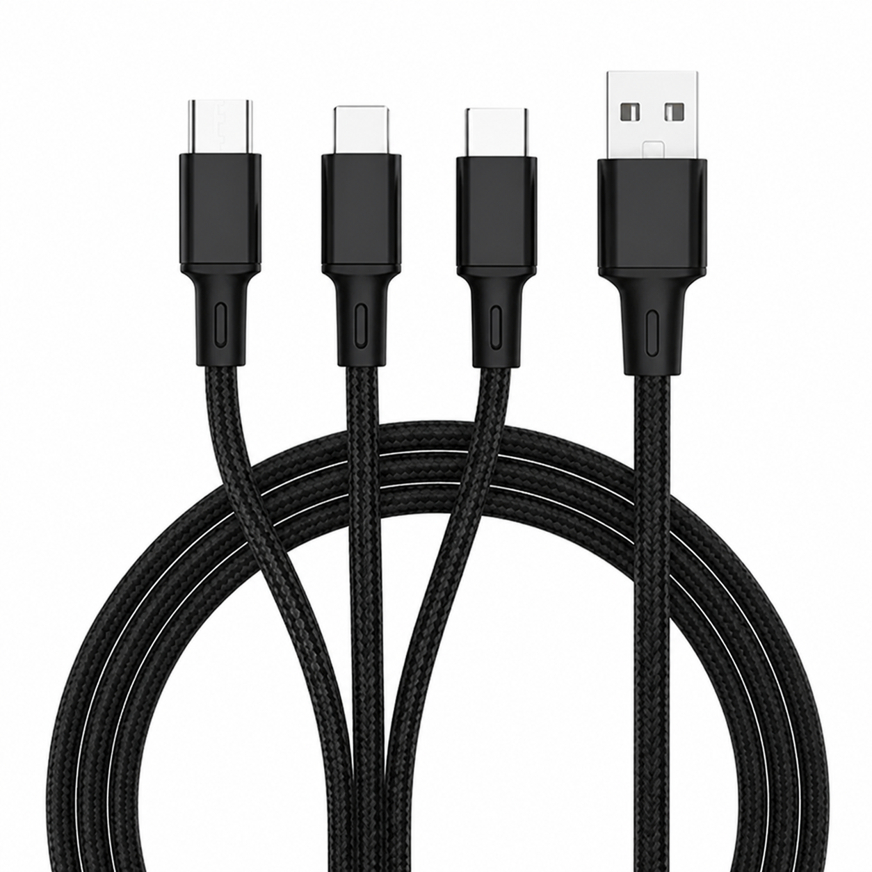 3-in-1 Multi Charging Cable – 2M & 3M – clean white background main image