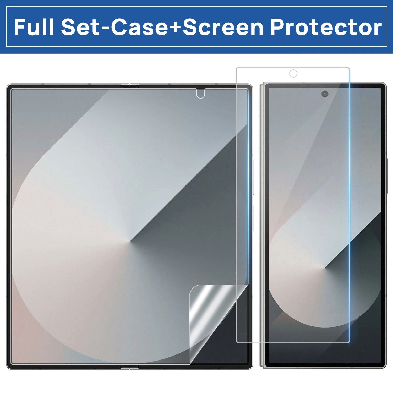 For Samsung Galaxy Z Fold 8 / Fold 8 Ultra Heavy Duty Ring Kickstand Shockproof Case - image 2