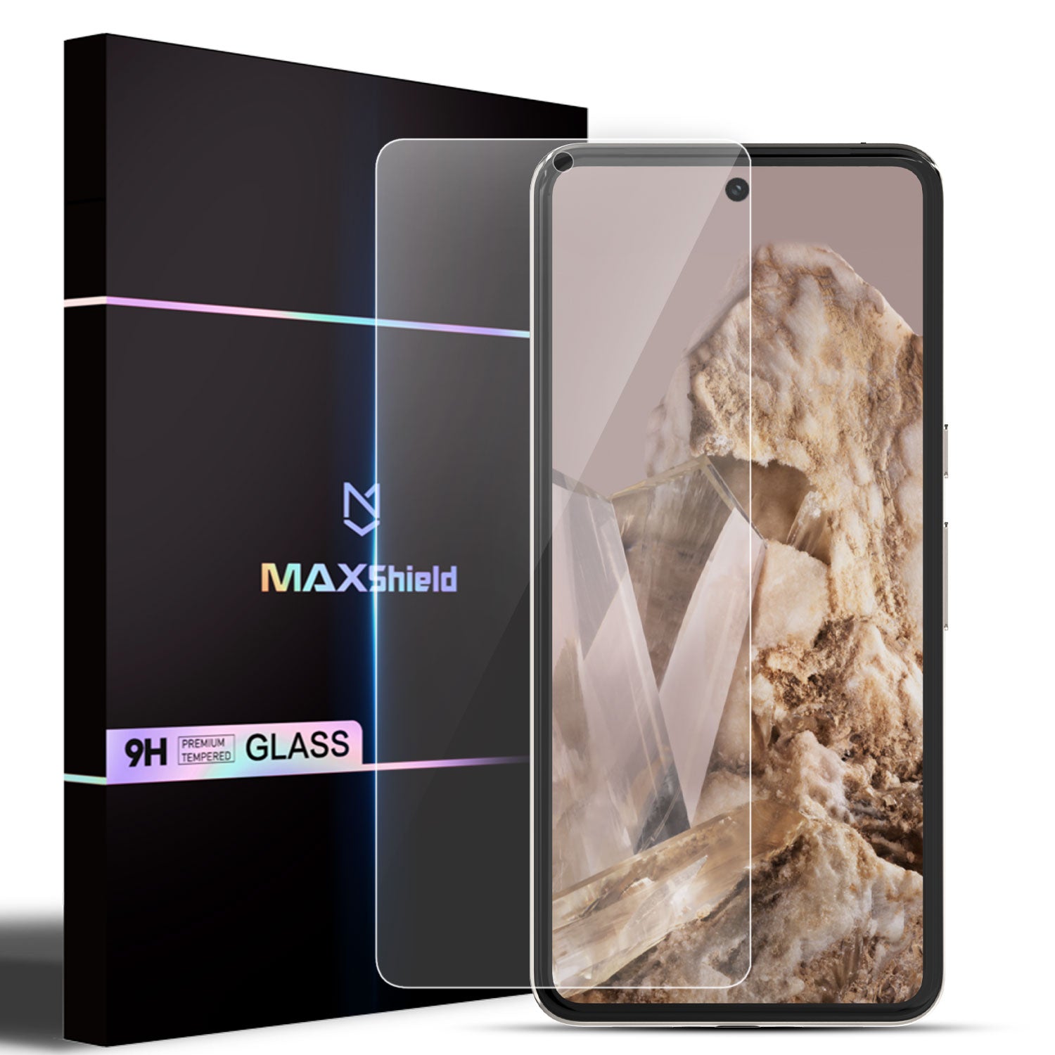 MaxShield® Premium 9H Pixel8 / 8 Pro 9H Glass Screen Protector