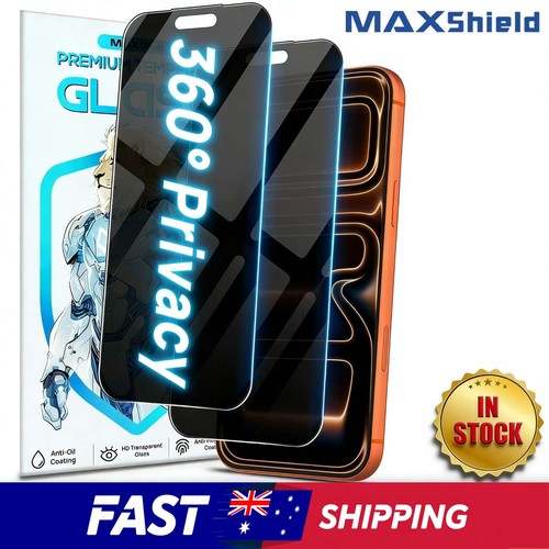 For iPhone 17 Pro Max 360° Privacy Tempered Glass Screen Protector 4Way Anti-Spy - image 2