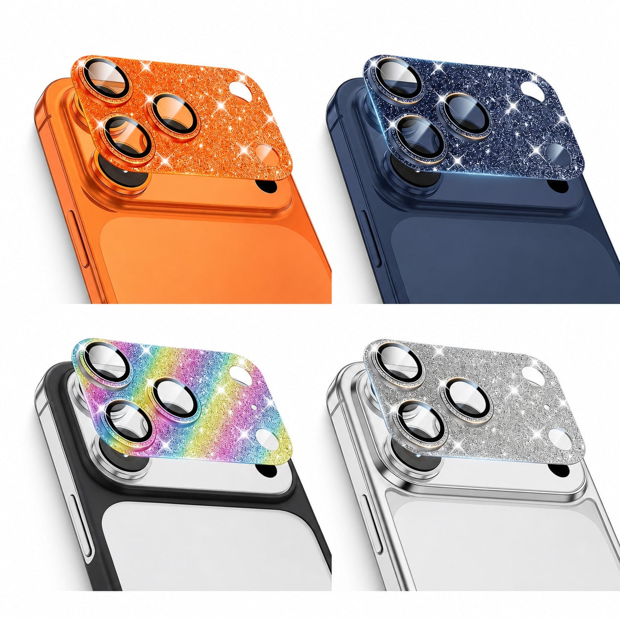 Glitter Diamond Camera Lens Protector for iPhone 17 Series - main image