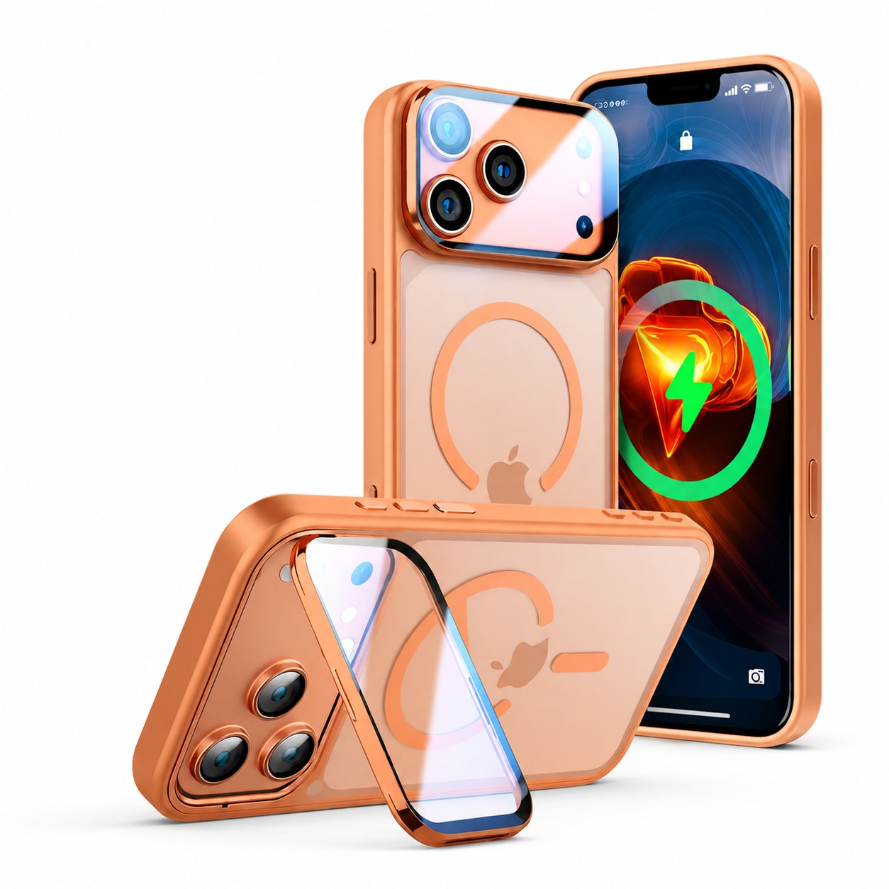 MagSafe Shockproof Kickstand Case with Camera Protection for iPhone 17 Series - main image