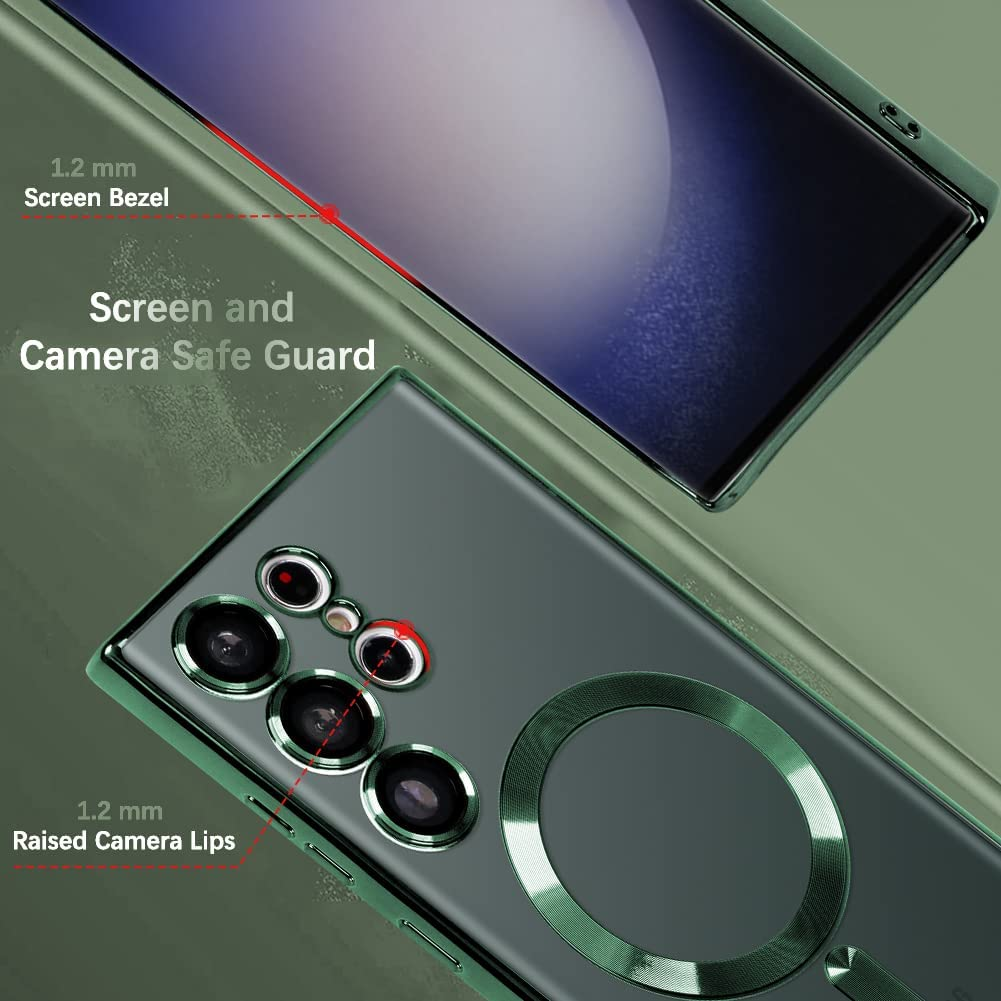 For Samsung Galaxy S23 FE 5G Shockproof Mag Safe Magnetic Case Cover