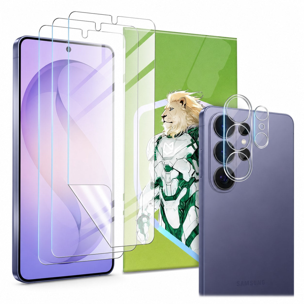 Hydrogel Screen Protector & Camera Lens Protector for Samsung Galaxy S26 Series - main image