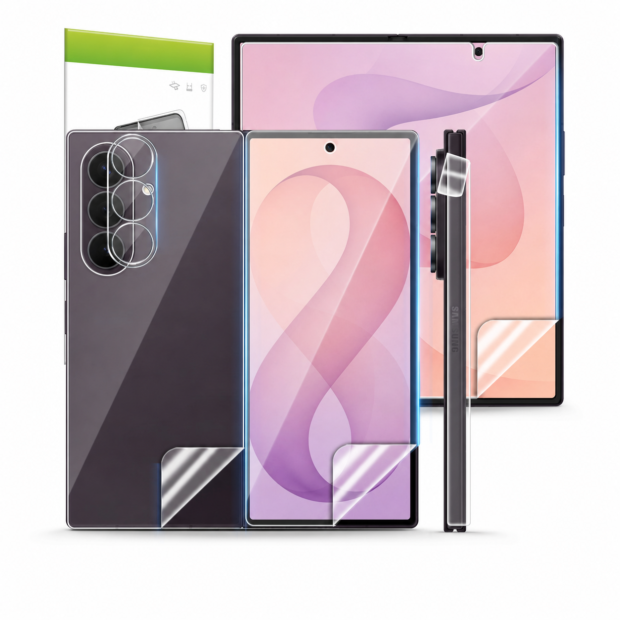 For Samsung Galaxy Z Fold 8 / Fold 8 Ultra Hydrogel Screen & Camera Protector - image 1