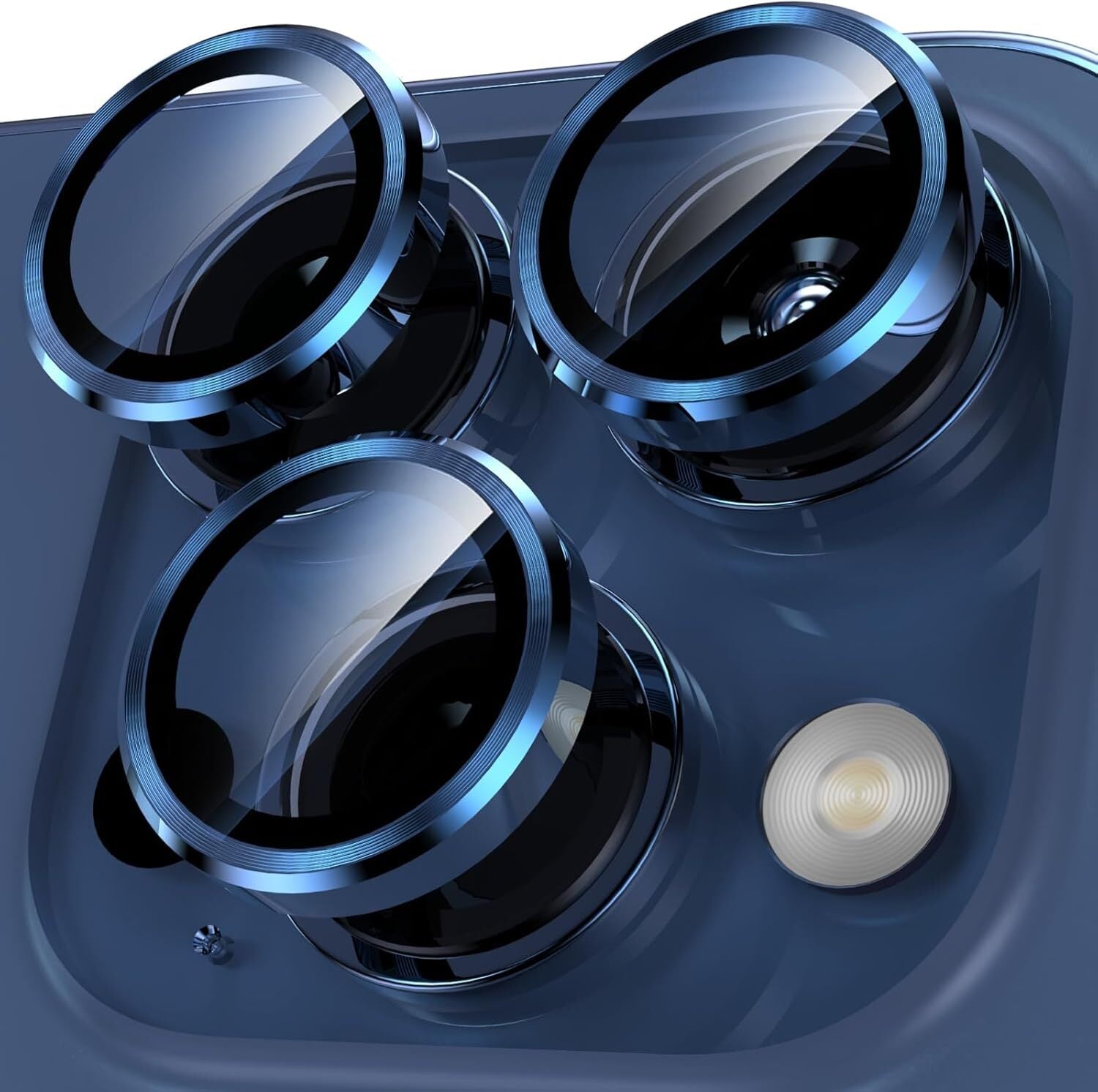MAXSHIELD For iPhone 17 Pro Max Metal Ring Camera Lens Protector