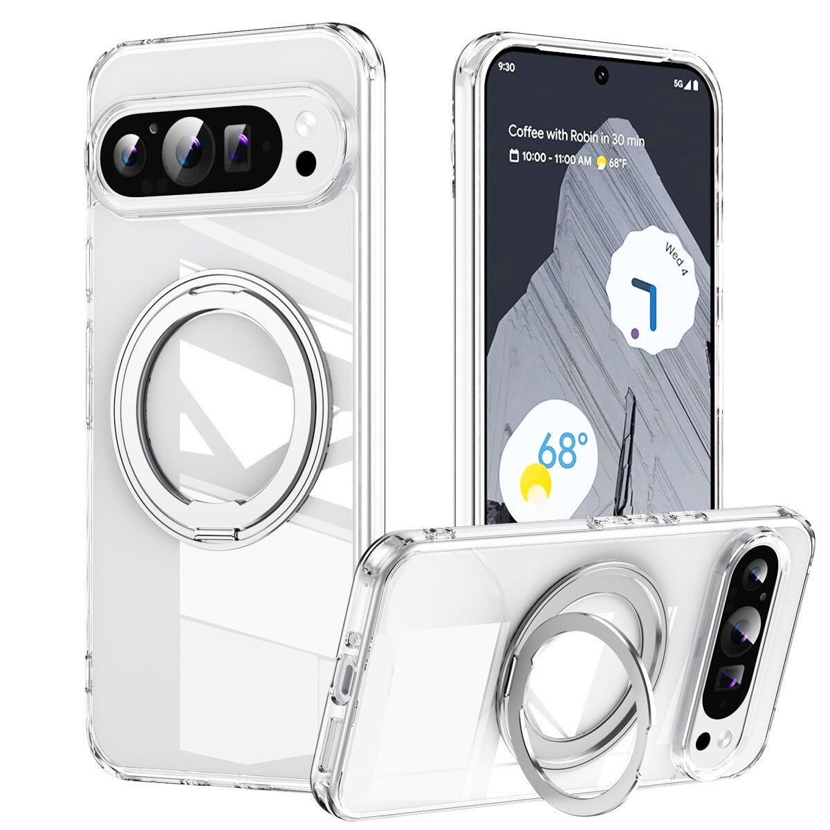 For Google Pixel 10 Pro XL Case Shockproof Magsafe Kickstand Holder Cover