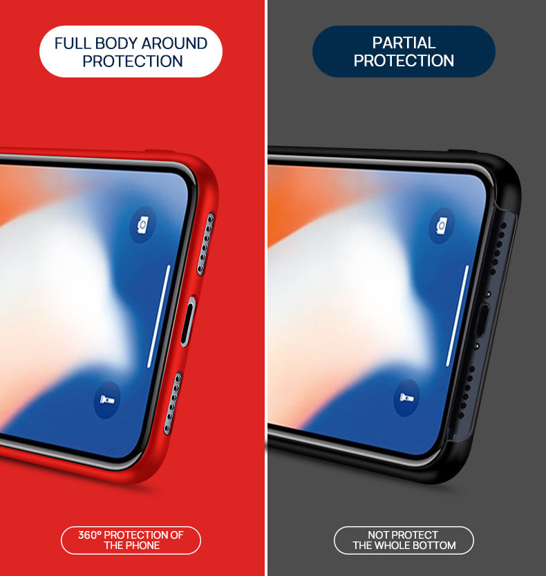 iPhone X Thin Soft Silicone Ring Holder Case Cover