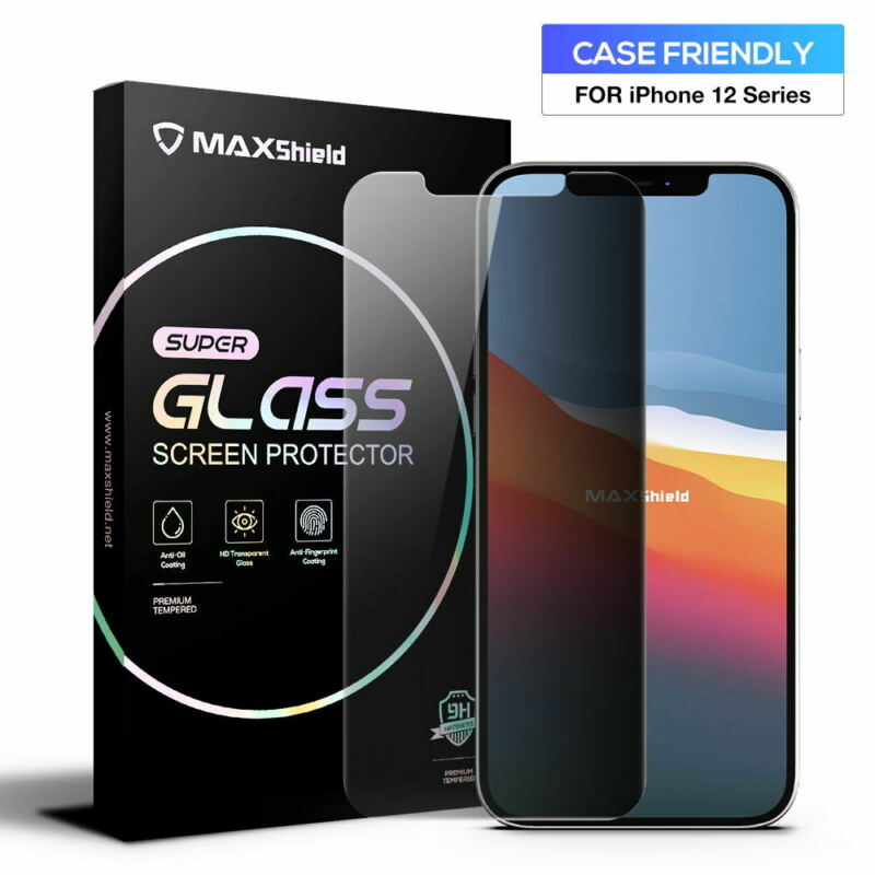 Privacy Anti-Spy Full Glass Tempered Screen Protector For iPhone 12 Mini