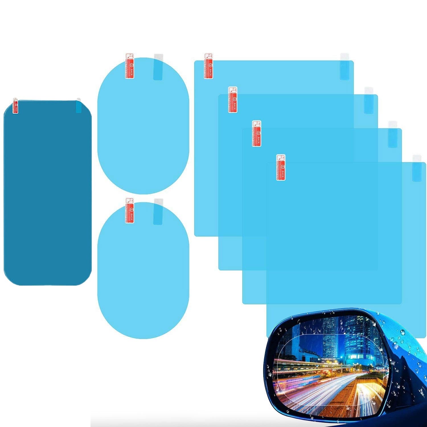 Car Side Truck Rearview Mirror Protector Film Waterproof Anti-Fog Rain-Proof AU