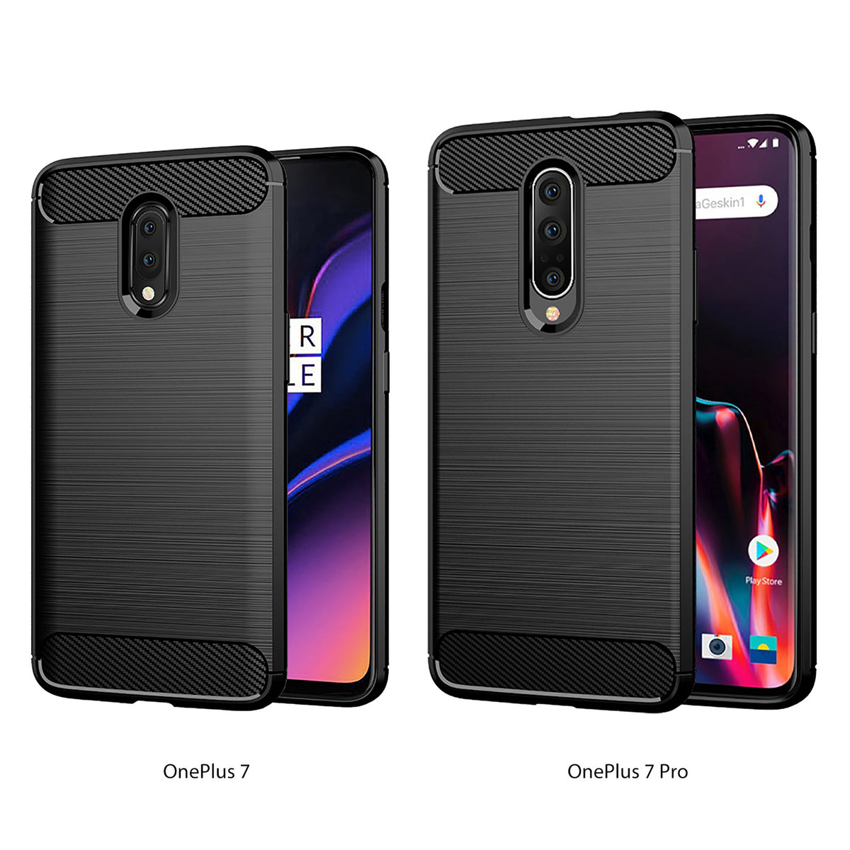 Oneplus 7 Pro Case , Slim-Fit HEAVY DUTY Bumper Case Cover