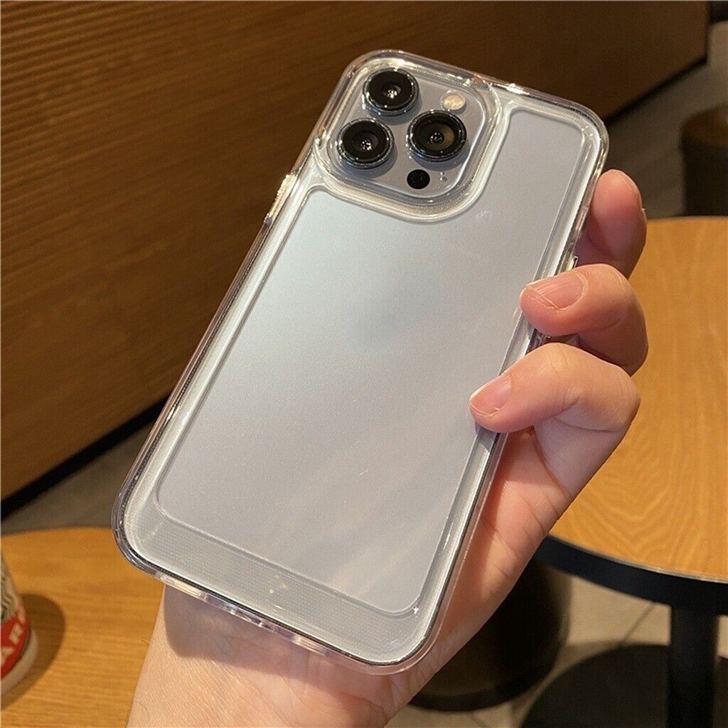 Clear Case Shockproof Bumper Back Cover For iPhone 13 Pro Max 12 11 Lens Cover