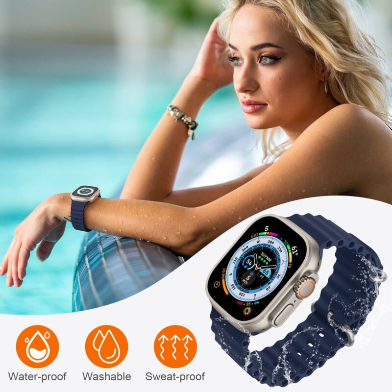 For Apple Watch Ultra Series 8 7 6 SE 49/44/41/45/40 Band