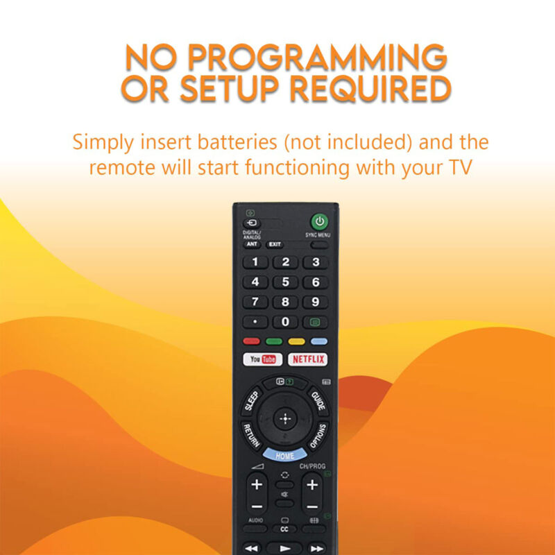 GENUINE SONY REMOTE CONTROL For ALL SONY TV NETFLIX Bravia 4k Ultra HD Smart AU