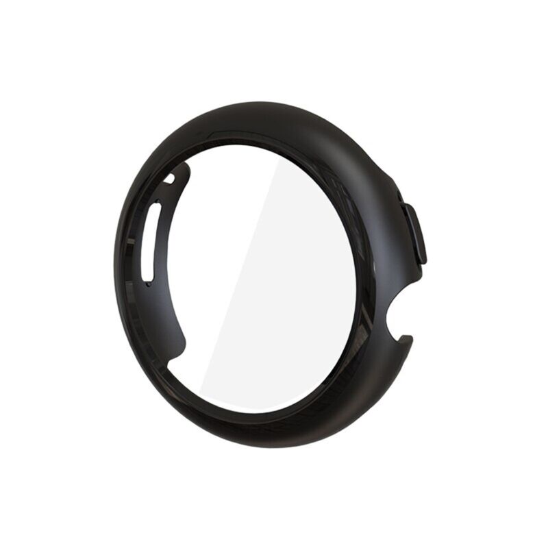 For Google Pixel Watch Case Clear 360 Full Body Cover Tempered Screen Protector
