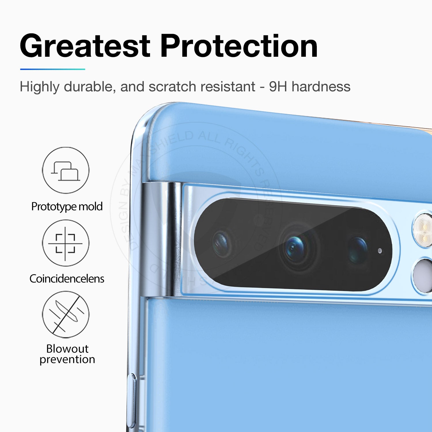 All-In-One Tempered Glass Pixel 8 / 8 Pro Camera Protector