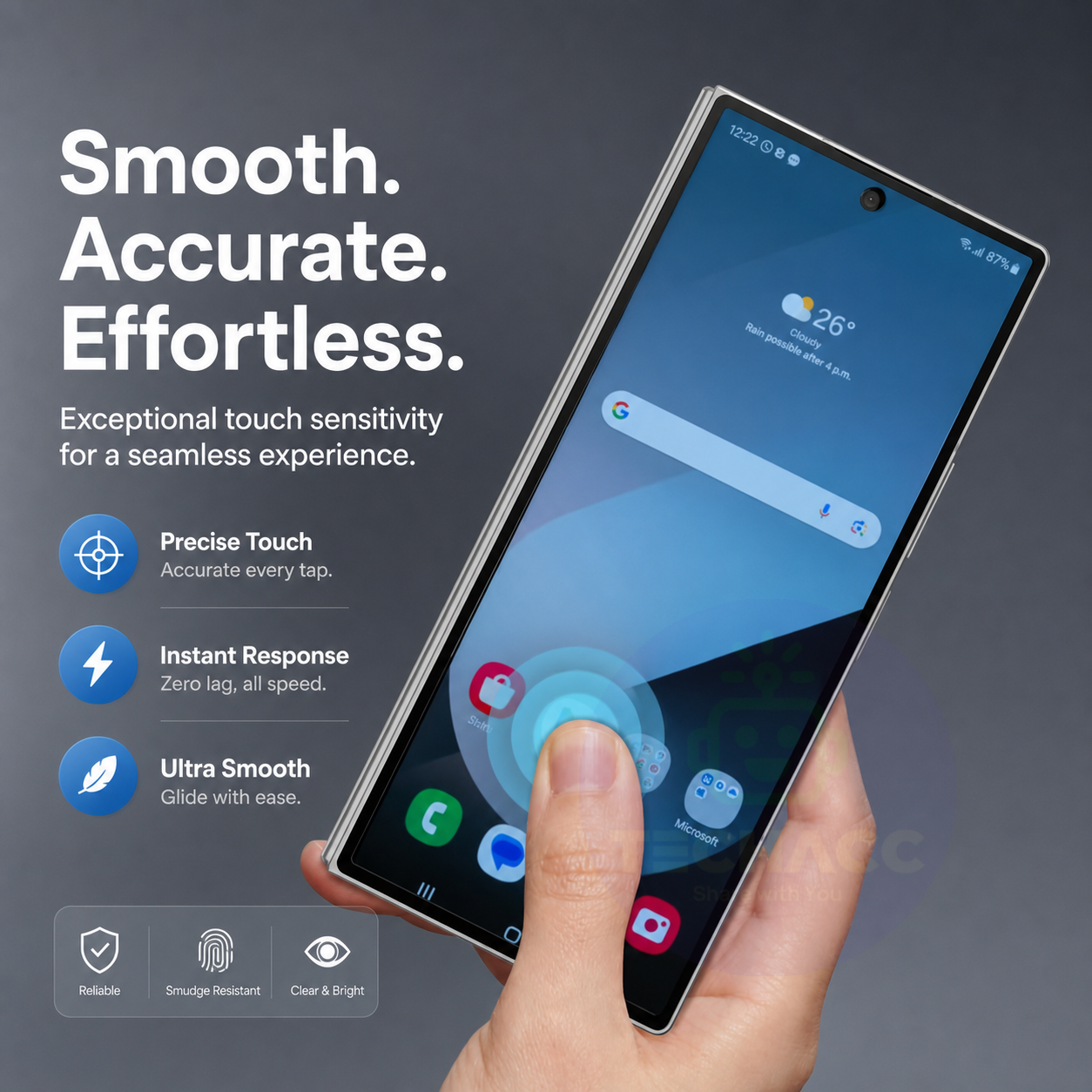 For Samsung Galaxy Z Flip 8 Anti-Spy Privacy Screen Protector - image 4