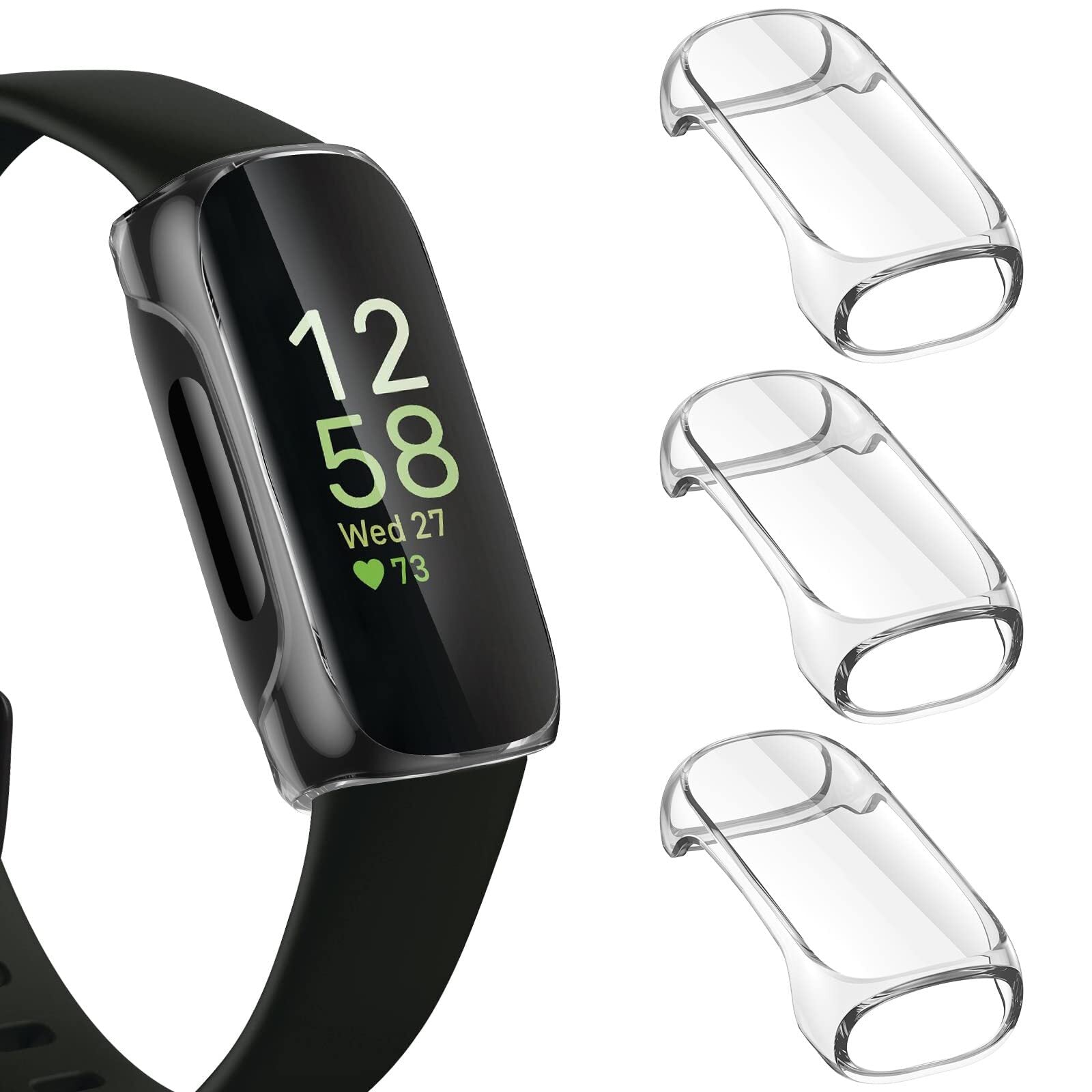 2 Pack Full-Cover TPU Case for Fitbit Inspire - image 7