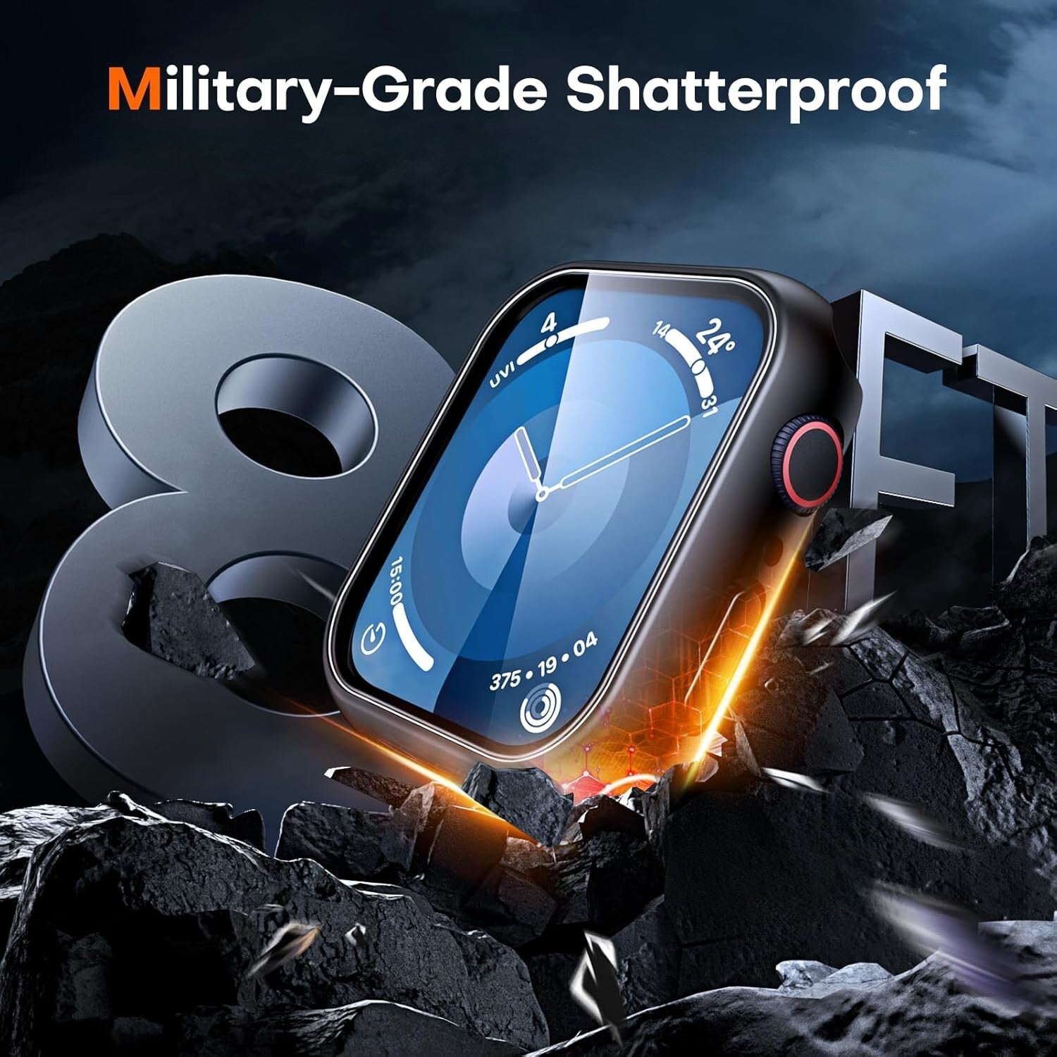 Glass Case Screen Protector for Apple Watch - image 4