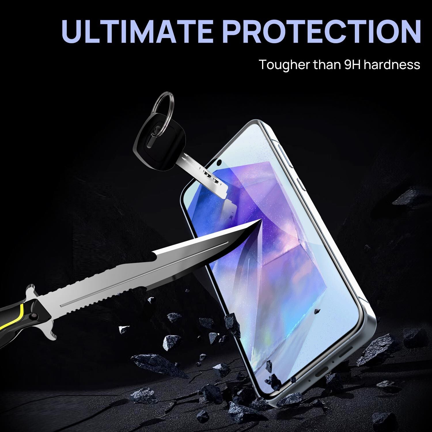 For Samsung Galaxy A16 A17 A27 A36 A37 A56 A57 Easy-Install Glass Screen Protector - image 4