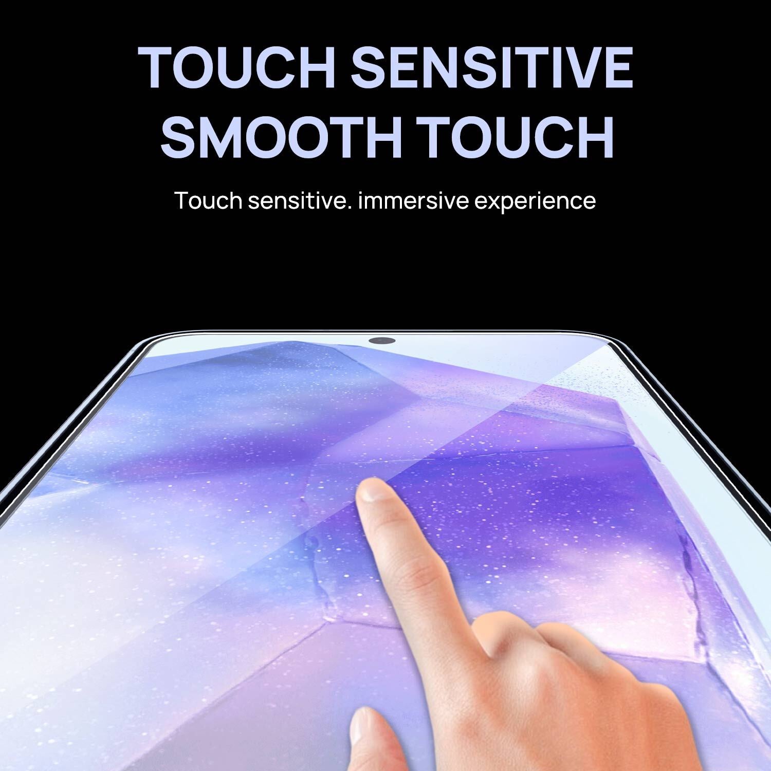 For Samsung Galaxy A16 A17 A27 A36 A37 A56 A57 Easy-Install Glass Screen Protector - image 5