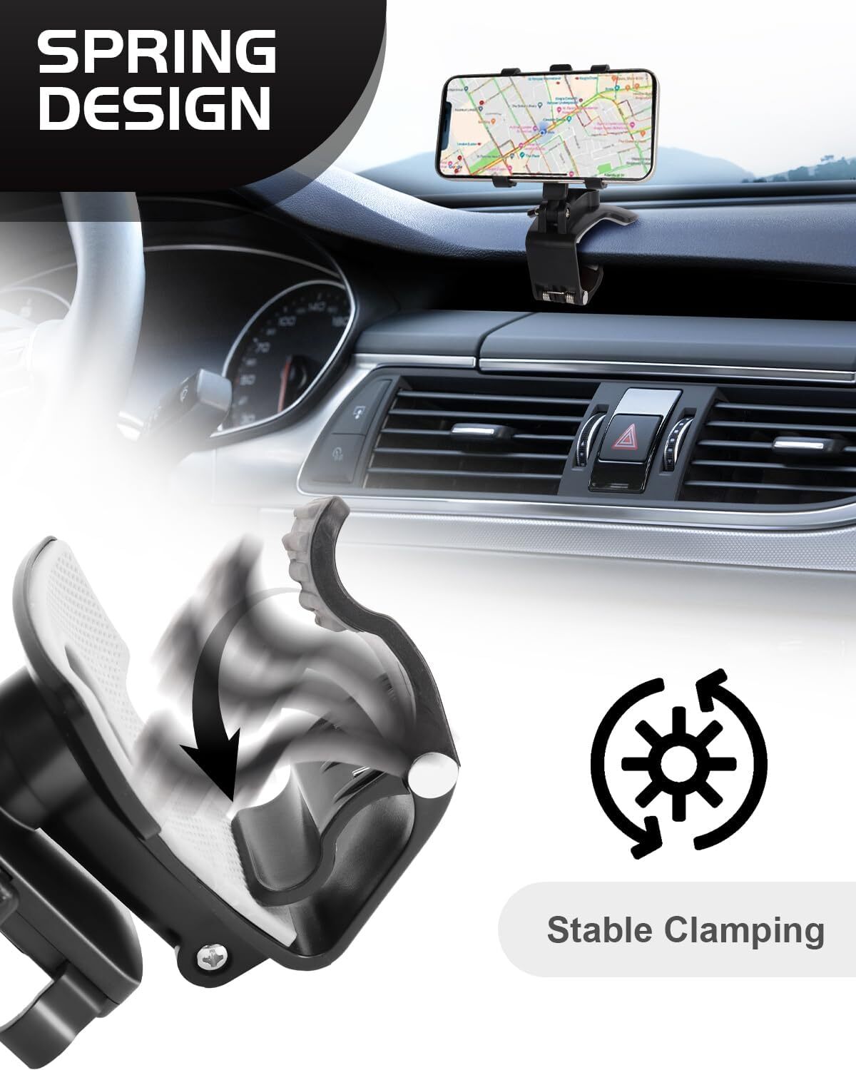 Dashboard Clip Car Phone Mount - image 6