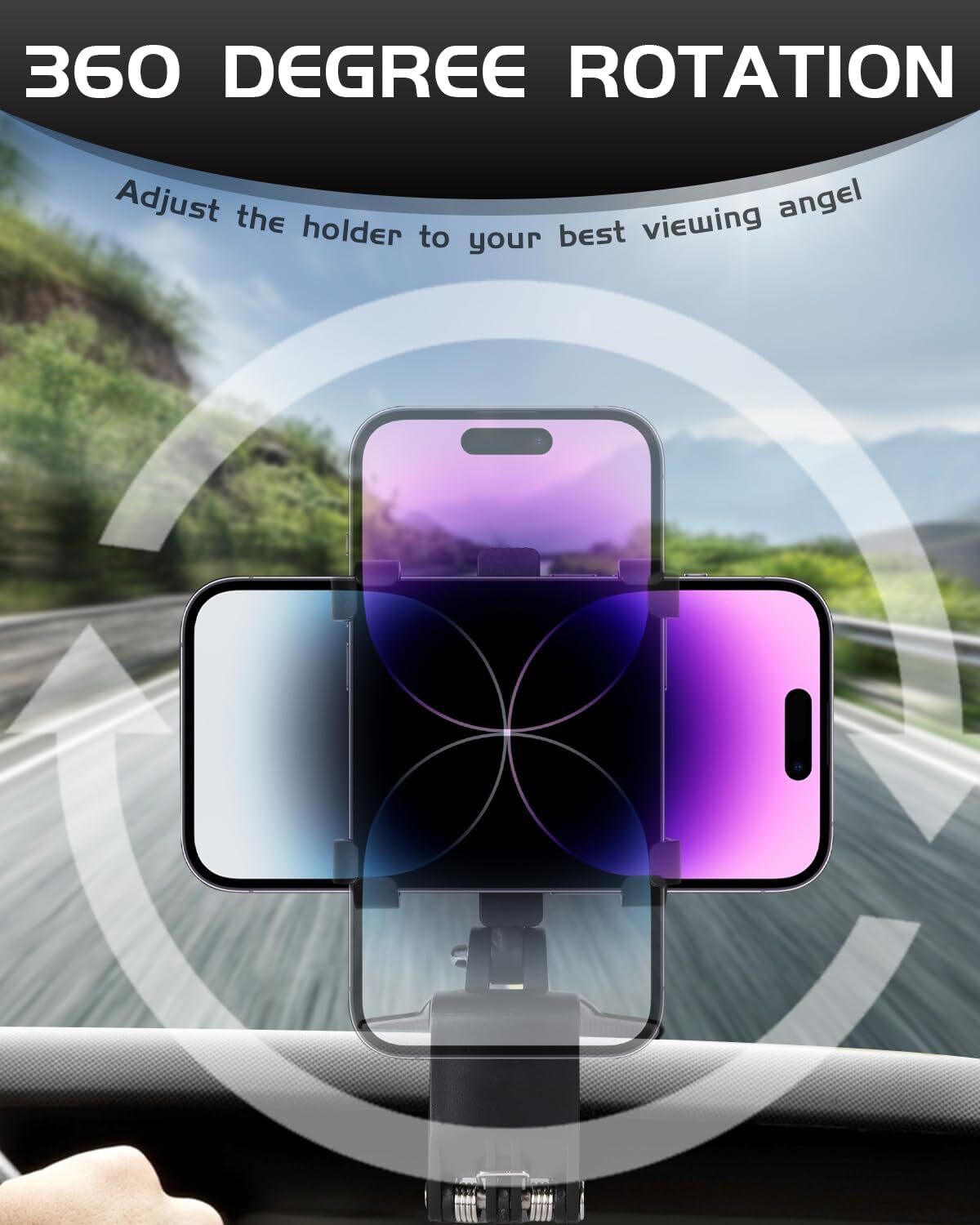 Dashboard Clip Car Phone Mount - image 3