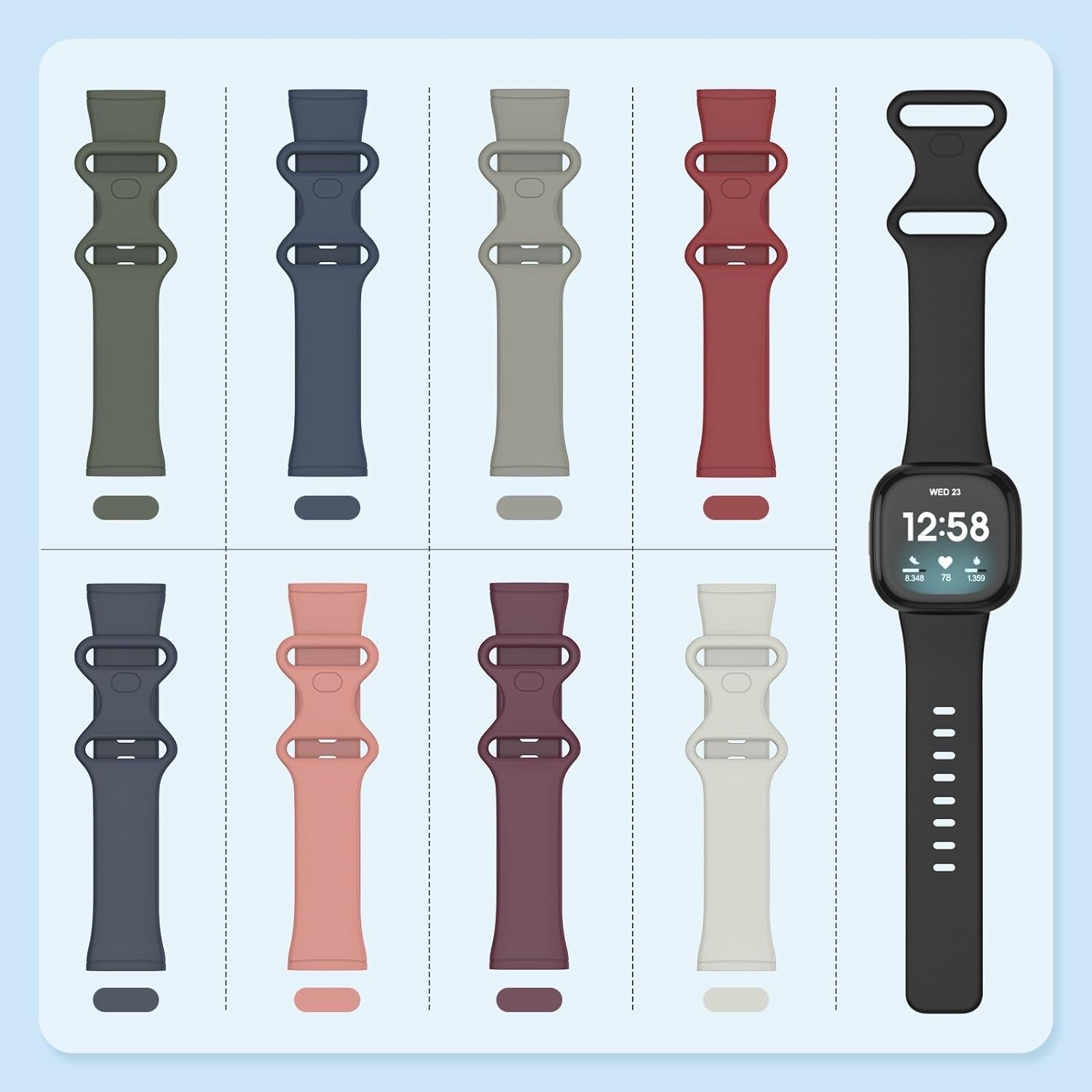 Silicone Band for Fitbit Versa and Sense - image 7