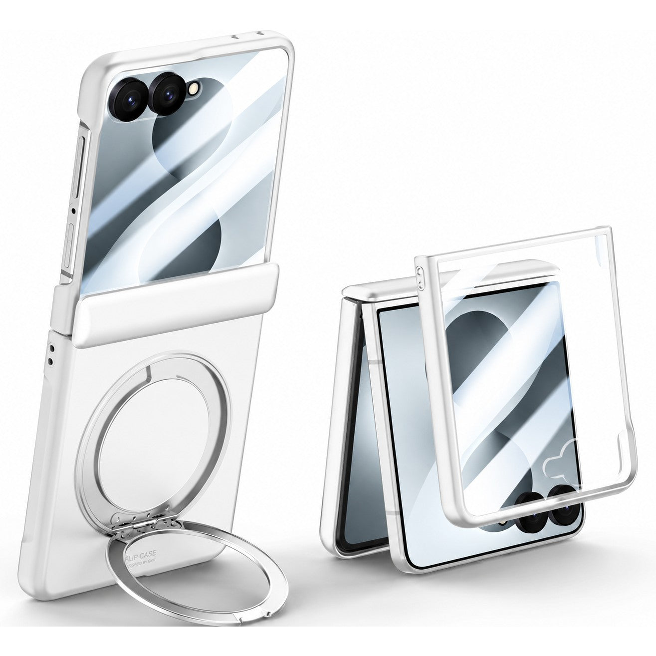 For Samsung Galaxy Z Flip 7 Magnetic Ring Stand Full Protection Case - image 8