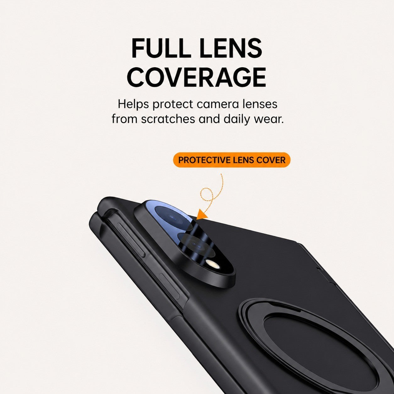 For Samsung Galaxy Z Fold 8 / Fold 8 Ultra Clear Magnetic Ring Kickstand Shockproof Case - image 6