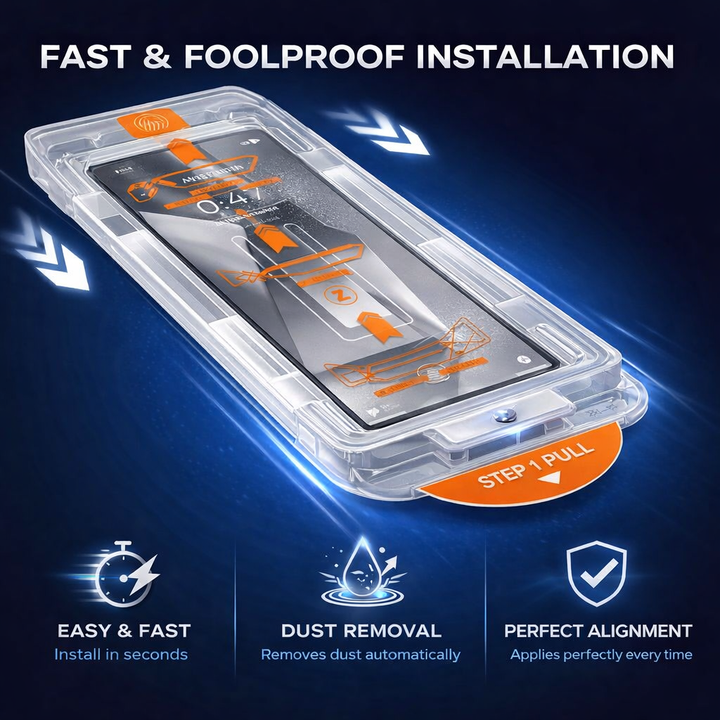 Clear Tempered Glass Screen Protectors for Samsung Galaxy S24 Plus - 2 Pack