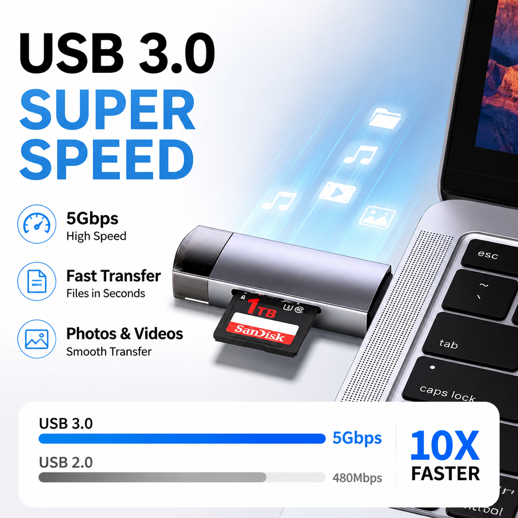 4-in-1 USB-C Card Reader - image 6