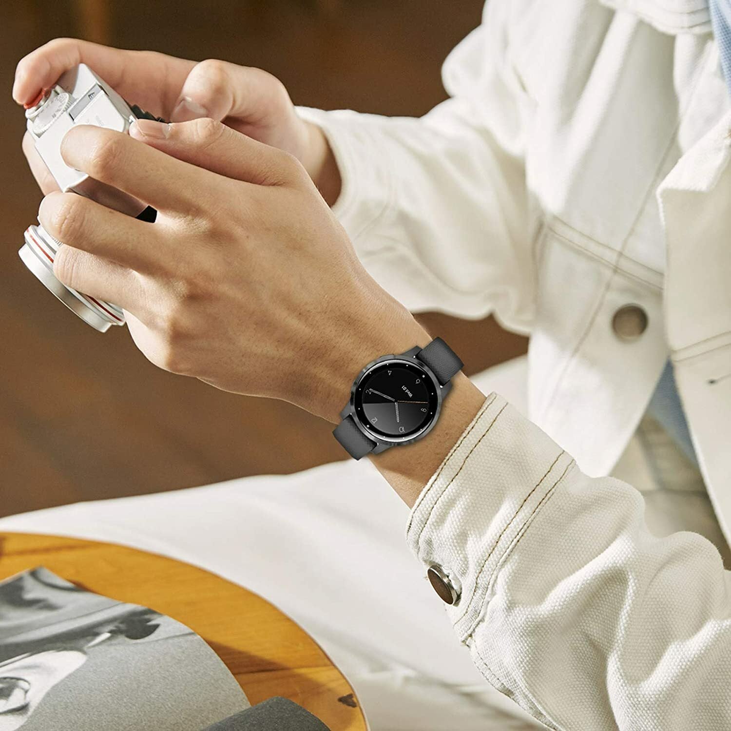 3 Pack Full-Cover Screen Protector for Garmin Venu and Vivoactive - image 7