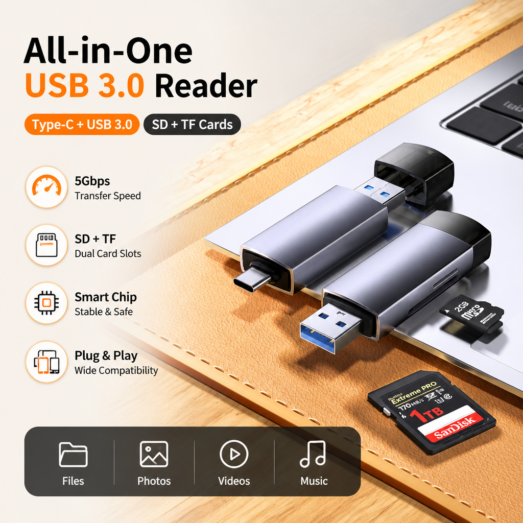 4-in-1 USB-C Card Reader - image 4