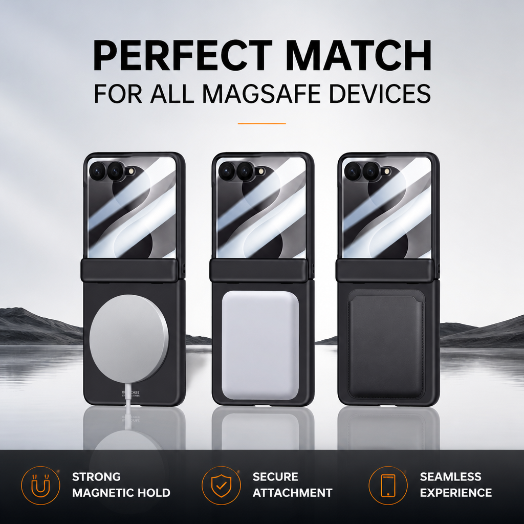 For Samsung Galaxy Z Flip 7 Magnetic Ring Stand Full Protection Case - image 6