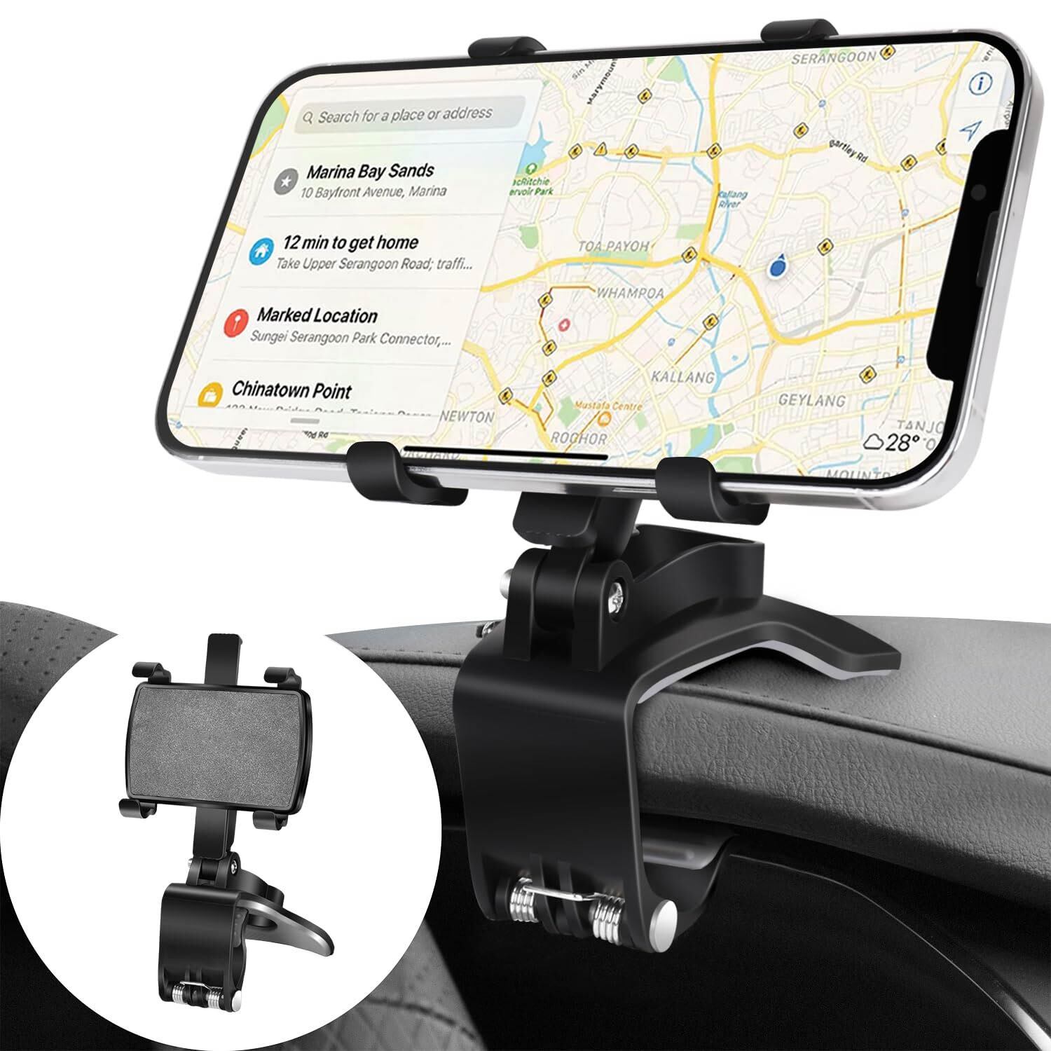 Dashboard Clip Car Phone Mount - image 7