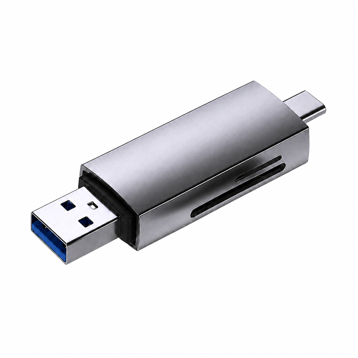 4-in-1 USB-C Card Reader – clean white background main image