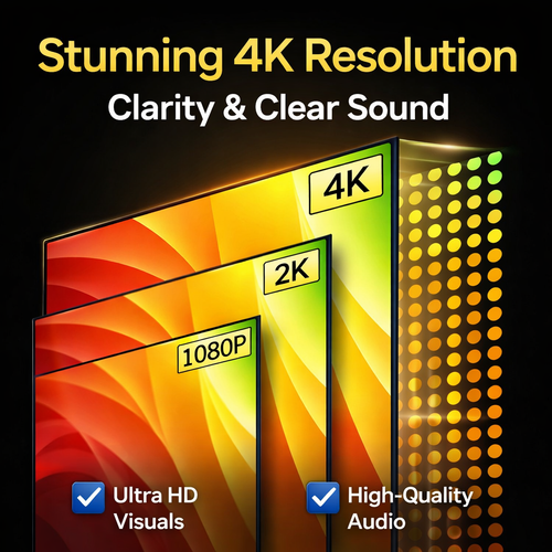 DisplayPort to HDMI Male Cable, 4K 30Hz, 1.8m - 1 Pack