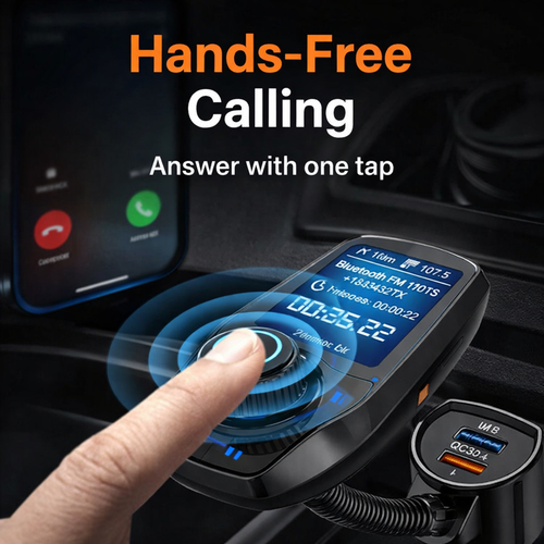 Bluetooth FM Transmitter & Car Charger - image 5