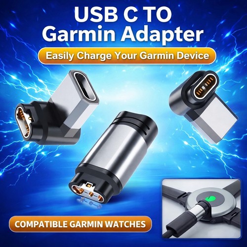 USB-C Charger Cable Adapter for Garmin Watches - image 1