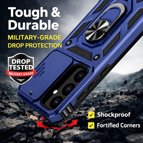 For Samsung Galaxy A16 A17 A26 A27 A36 A37 A56 A57 Magnetic Ring Holder Case - image 5