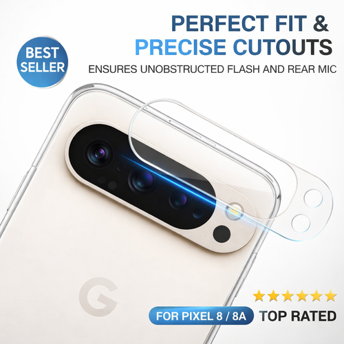 Full-Cover Camera Protector Glass for Google Pixel 6 Series - image 3