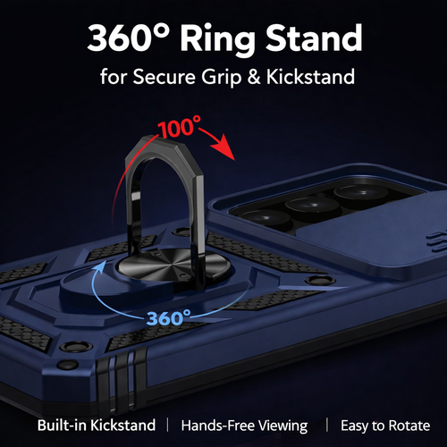 For Samsung Galaxy A16 A17 A26 A27 A36 A37 A56 A57 Magnetic Ring Holder Case - image 8