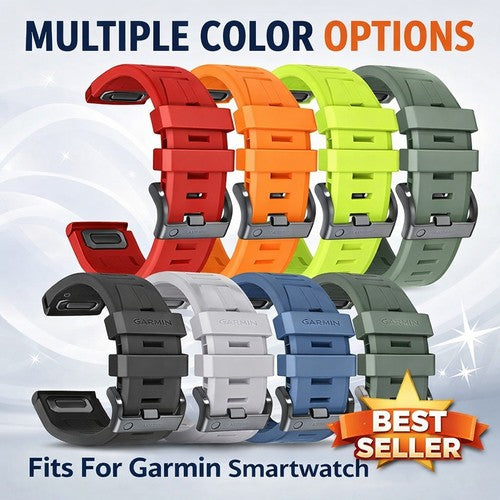 Silicone Replacement Band for Garmin Forerunner and Epix - image 1