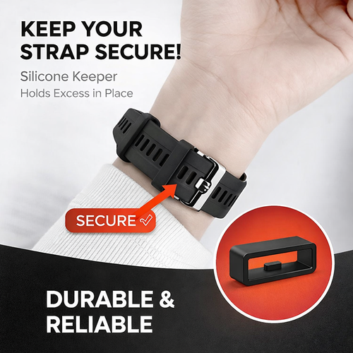 3 Pack Watch Band Strap Loop Keeper for Garmin - image 5