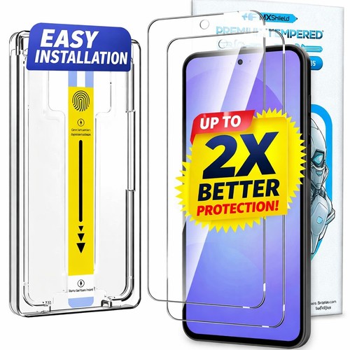 For Samsung Galaxy A16 A17 A27 A36 A37 A56 A57 Easy-Install Glass Screen Protector - image 1