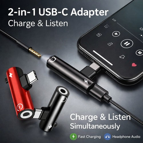 USB-C Charging & 3.5mm Audio Adapter - image 2