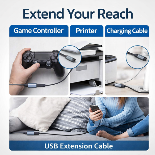 Braided USB 3.0 Extension Cable - image 7