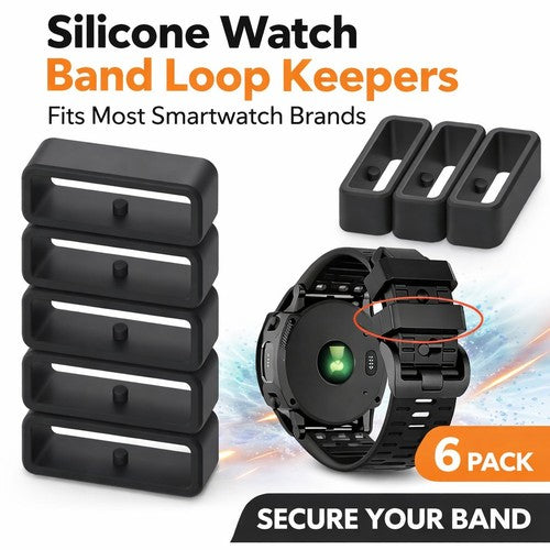 3 Pack Watch Band Strap Loop Keeper for Garmin - image 1
