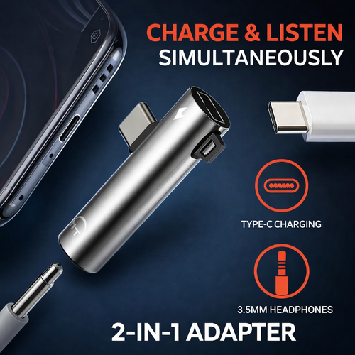 USB-C Charging & 3.5mm Audio Adapter - image 4